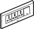 Myrius Regular Power strip - multistd socket (3 nos.) + 16 A switch (1 no.)
