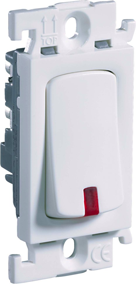 Mylinc 6 A one-way SP switch with indicator (6 A - *230 V~)
