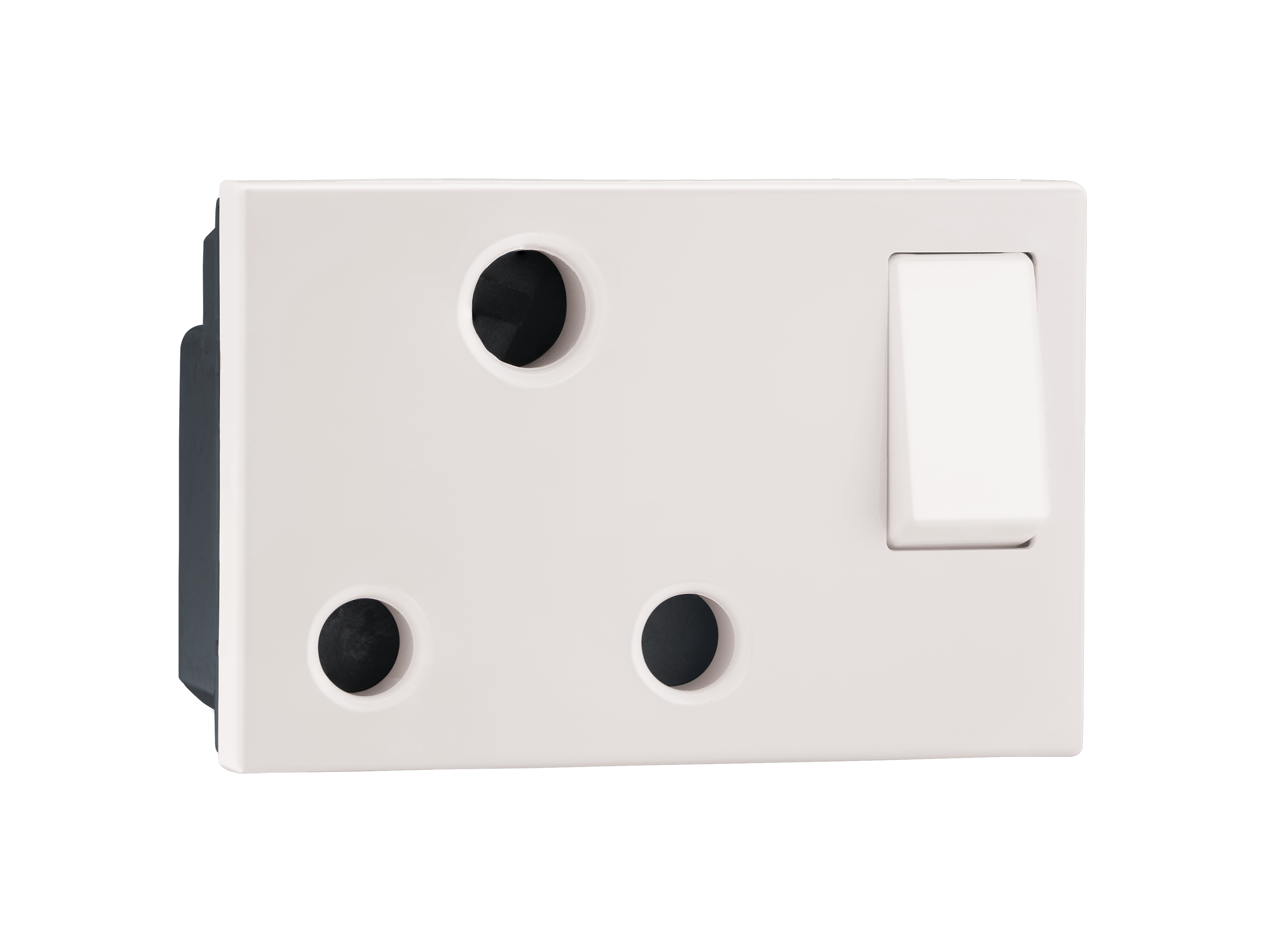 Myrius 16 A 3 Pin Switched Socket 3 Module