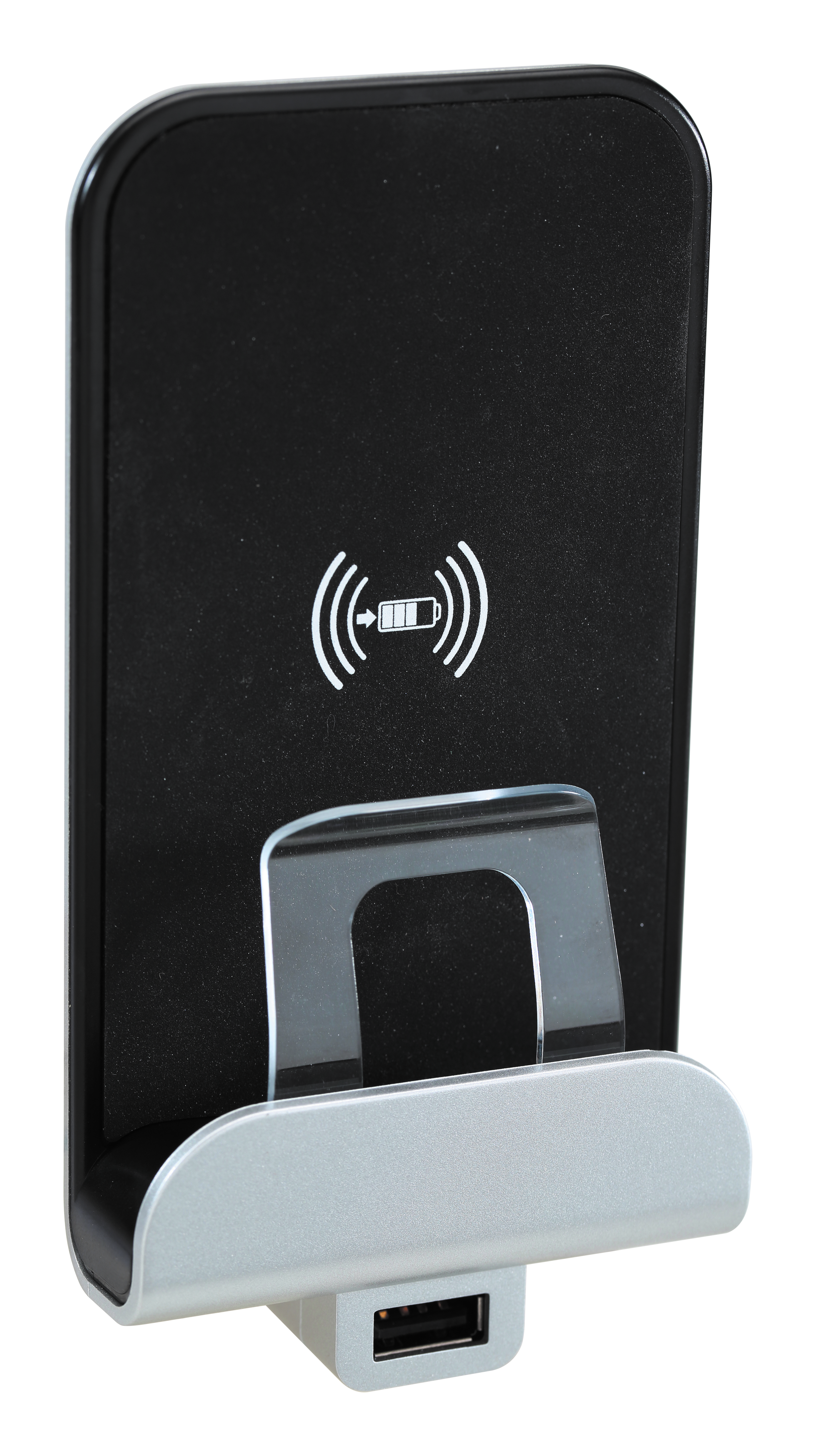 Myrius Nextgen Induction Charger 1A Wireless 2.4A USB + Dock 2M Sup W/ Mech White