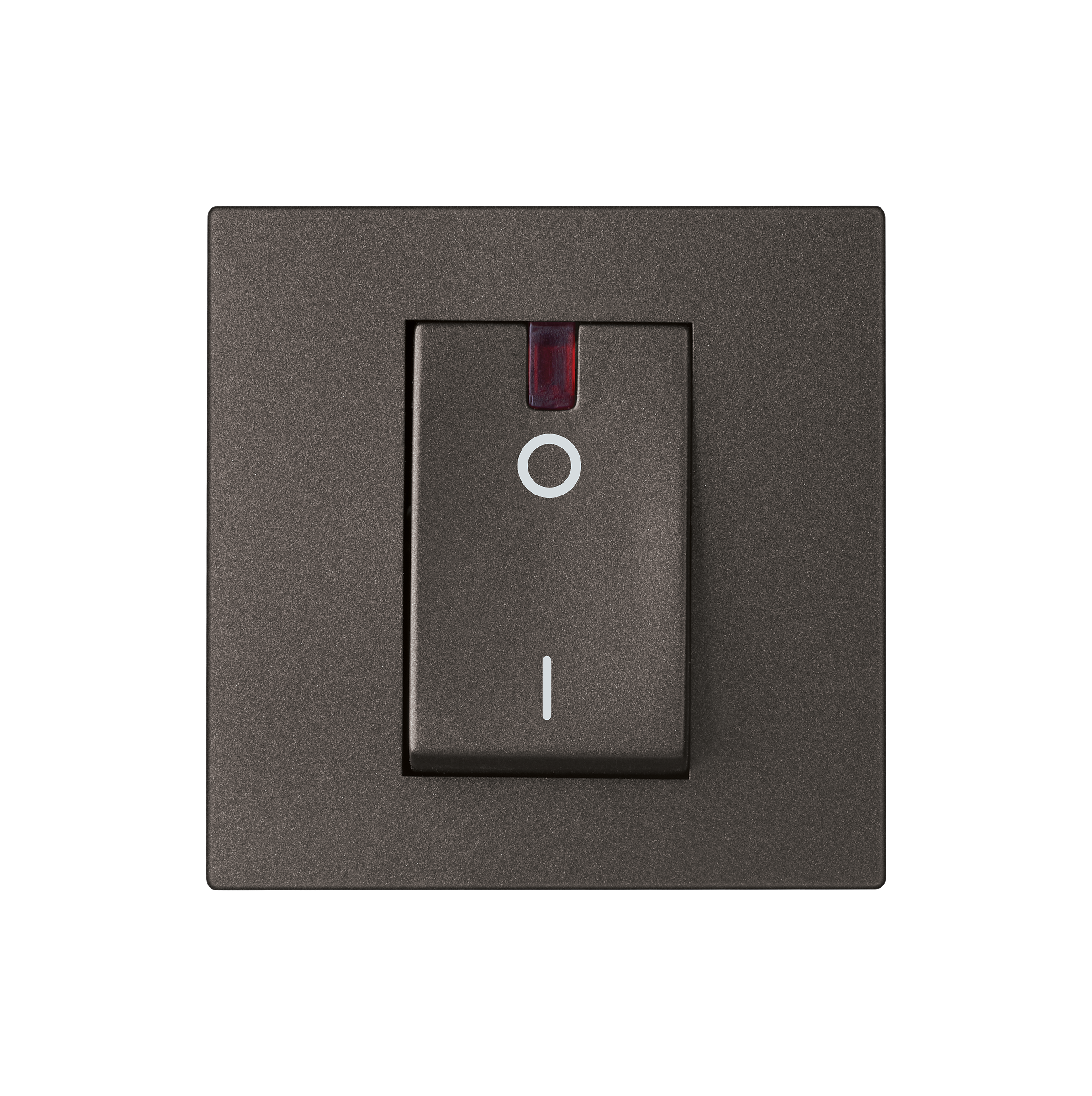 Myrius 32A Dp Switch 2M With Indicator Charcoal Grey 