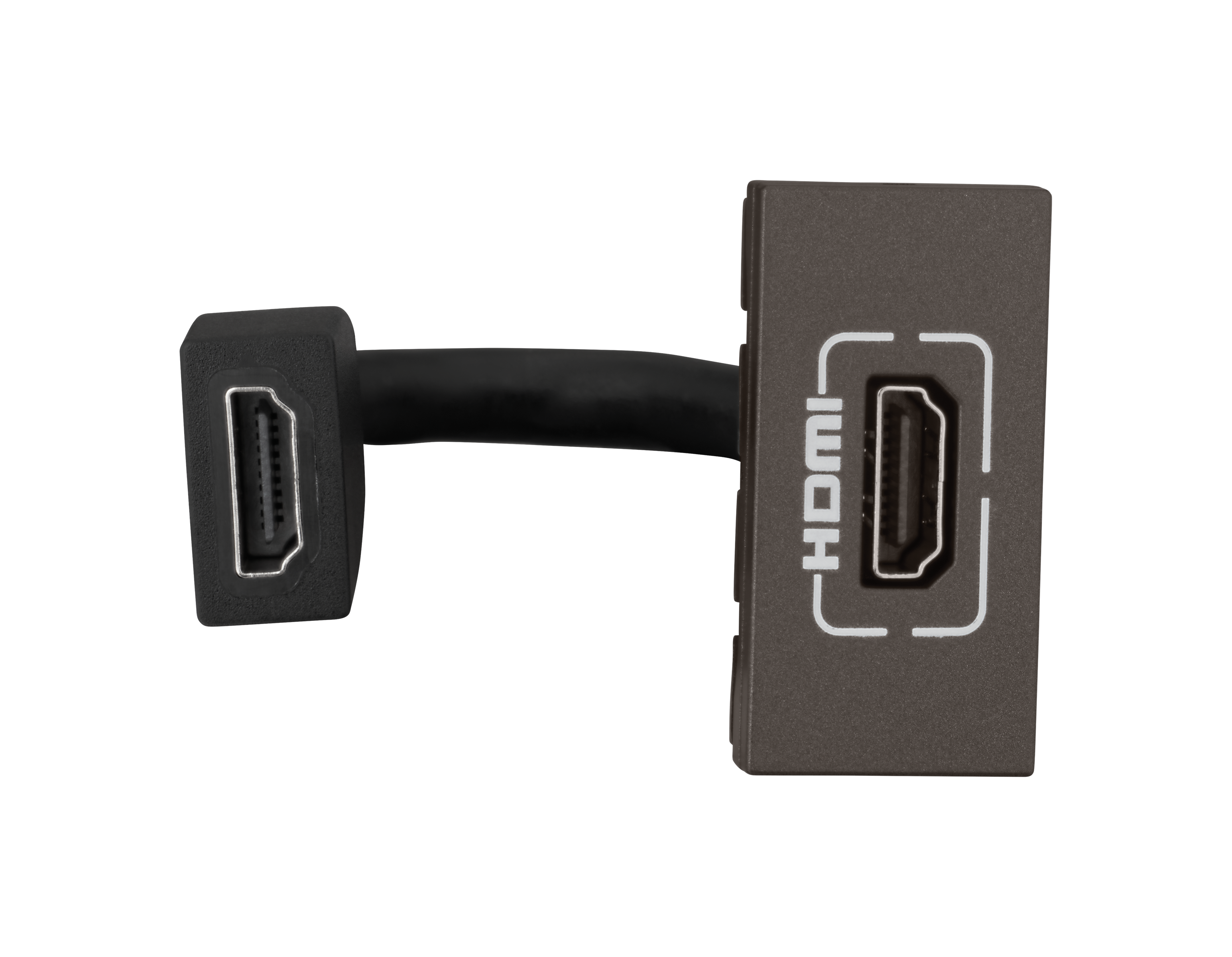 Myrius Preterminated HDMI Socket 1M Charcoal Grey