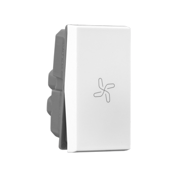 Allzy - 6A Switch 1 way with fan marking  