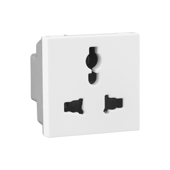 Allzy - Multistandard Socket, 6/10/13A 2/3 pin for 250V AC, 15A for 127V Type 2 pin  