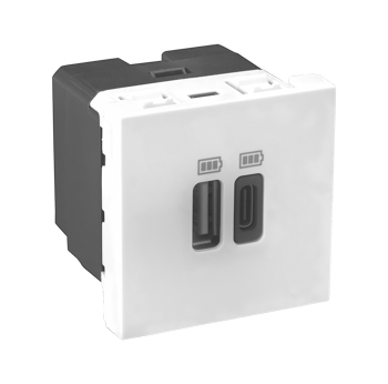 Allzy - USB Charger 3100mA Type A & Type C  