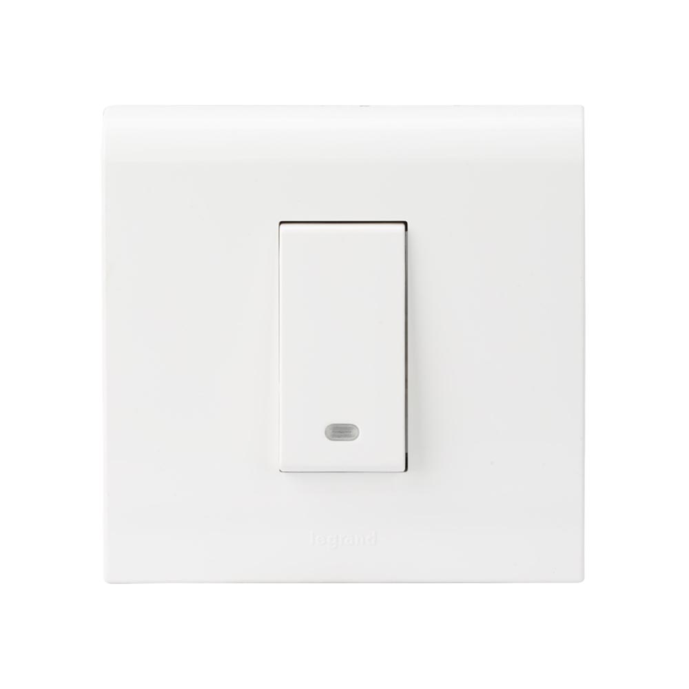 Myrius Regular 6 A Switch 1 W with indicator(6 A - 230 V~)