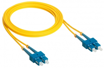 LCS³ fiber optic OS1/OS2 (UPC) singlemode fiber optic cord Length: 1 m(SC/SC duplex cords)