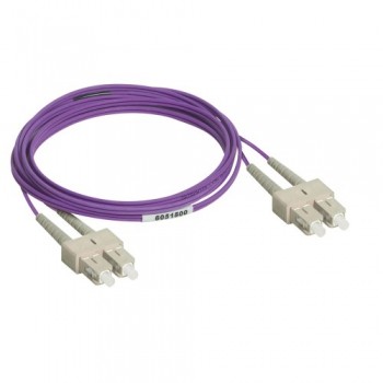 LCS³ fiber optic OM3 (PC) multimode fiber optic cord Length: 1 m(SC/LC duplex cords)