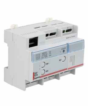 Arteor BUS/SCS - DIN controller - For incandescent, halogen 230 V, ELV halogen with electronic or ferromagnatic transformer-1 output - 1000 W maximum