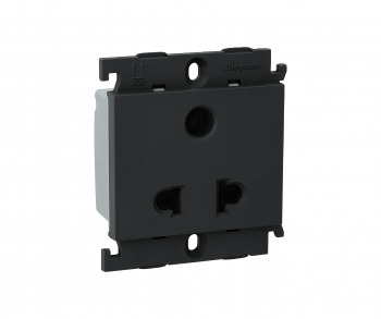 Mylinc Universal socket 6A-2/3 pin combined Grey