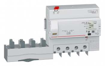 DX³ RCD add on module with - Adjustable metering, 4 pole 415 VA,Nominal rating 125(A)