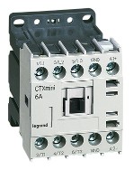 CTX³ - 3-pole Mini Contactors(6 A) - 1 NO Control Voltage: 24 V=