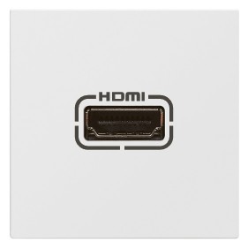 AR HDMI SOCKET WHITE 2M SQ