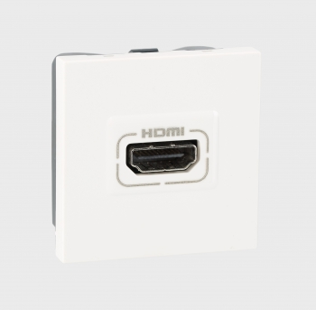 AR HDMI SOCKET WHITE 2M SQ