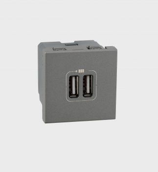 Arteor - Double USB charger - 5 V - 1500 mA(Magnesium)