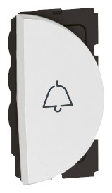 Arteor - 1-way push-button with bell symbol- right module