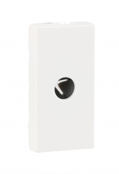 Arteor - Square version mechanisms Cord outlet with Ø8 mm entry 1 module 22.5 x 45 mm (White)