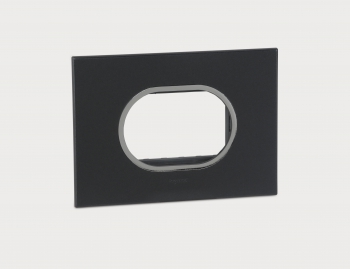 Arteor™ cover plates Neutral - round version  - Graphite