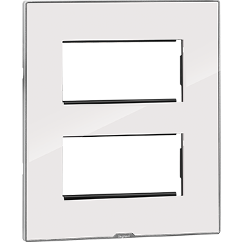 Myrius Nextgen Plate+Frame 2x4M Ice White