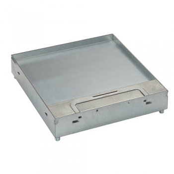 Floor boxes for tile / marble - Lid & trim for tiles / marble, Single cable outlet (stainless steel 304 head band & cable outlet)