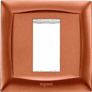Britzy- Plate & Frame 1M Orange Chrome