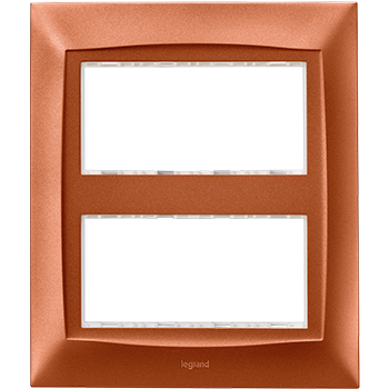 Britzy- Plate & Frame 4x2M Orange Chrome
