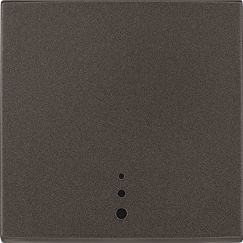 Myrius 10A Switch 1 Way 2M With Indicator Charcoal Grey 