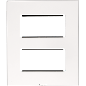 Myrius Plate+Frame 2x4M White