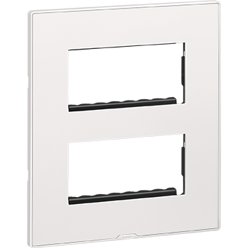 Myrius Plate+Frame 2x4M White