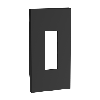 Living Now 32A DP switch - Cover Plate - Black - 2M