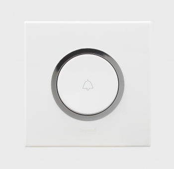Arteor - 1-way push-button with bell symbol