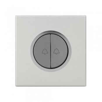 Arteor - 1-way push-button with bell symbol- left module