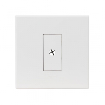 Arteor - Square version mechanisms Cord outlet with Ø8 mm entry 1 module 22.5 x 45 mm (White)