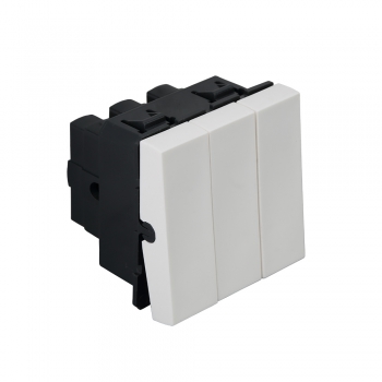 Arteor - 2 x 2-way switch + 1-way switch 3 gang 20 AX - 230 V~ 2 module(White)