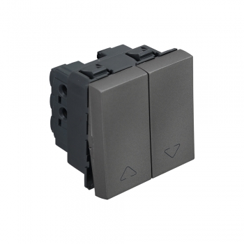 Arteor - Double switch - 10 A For direct control of a motor 2 modules 45 x 45 mm Square version