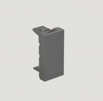 Arteor - Square version- 1 module 22.5 x 45 mm (Magnesium)