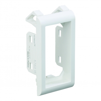 Arteor - Panel mounting supports- For 1 to 3 mm thick panels For 1 module 22.5 x 45 mm Clips into a 28 x 53.5 mm aperture