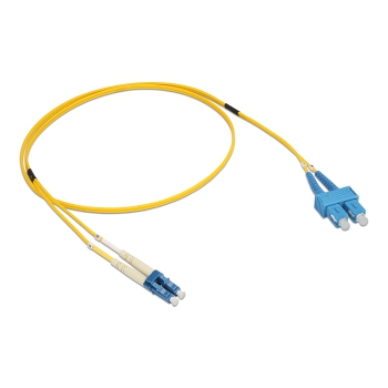 LCS³ fiber optic OS1/OS2 (UPC) singlemode fiber optic cord Length: 1 m(SC/LC duplex cords)